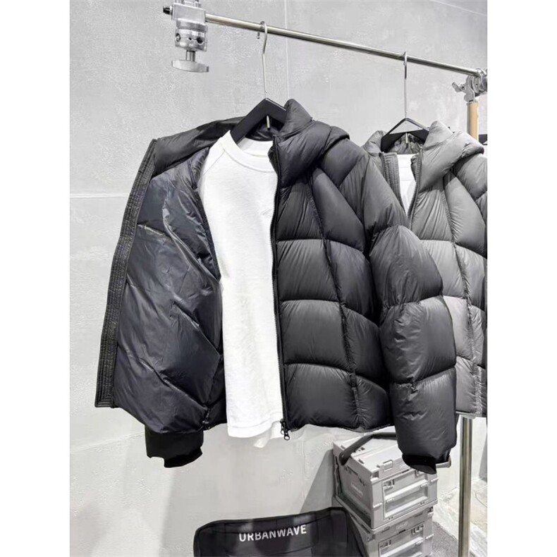 (网图)90白鸭绒223-258克休闲连帽羽绒服休闲313B-25961-P360,男装羽绒服,星座313B