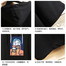 LD54042-P45连帽短袖t恤男大码胖子带帽五分袖中袖砖墙挂拍，男装T恤，电商A040A