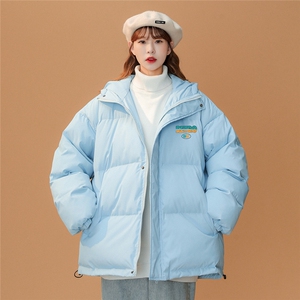 中性 50标白鸭绒简约印花宽松百搭保暖羽绒服 YR131 P225控298图片