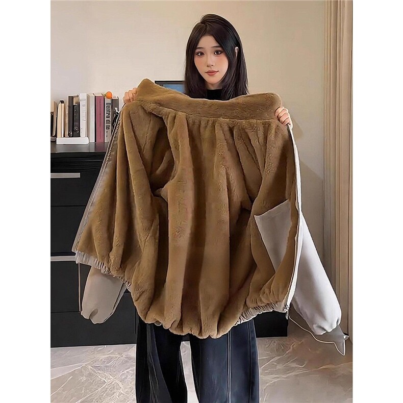 高街座山雕冬季保暖加厚毛绒棉服外套工装夹克棉袄上衣款JKK811,男装夹克,星座516A