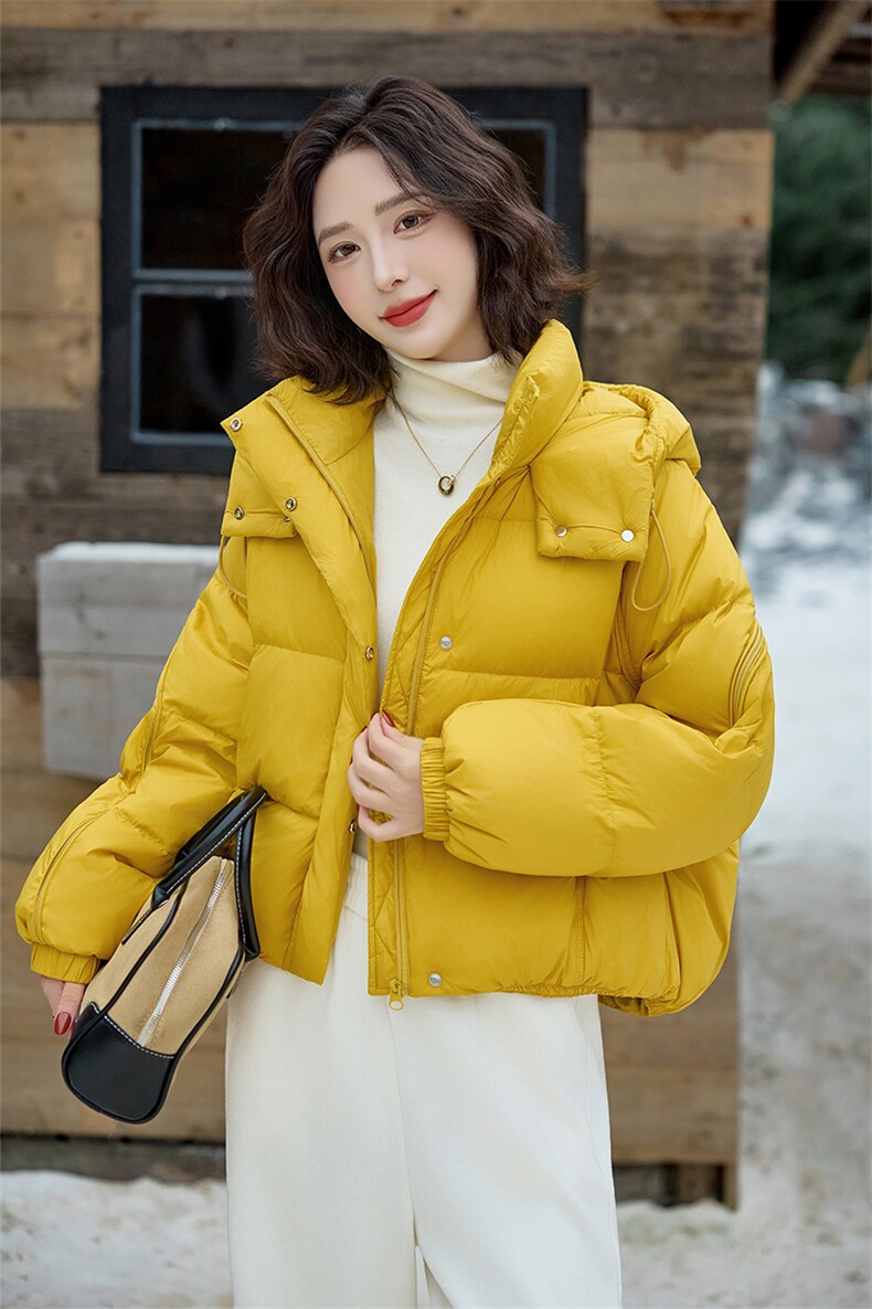 现货秒发BAO款2025冬季韩版小香风保暖御寒羽绒服外套有检报告,女装羽绒服,星宇服饰