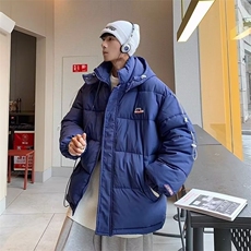冬装连帽棉服男宽松面包服情侣韩版加厚保暖棉衣外套M530，男装棉衣，星座1116A-1（原606A）