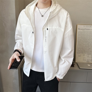 夏季新款男士连帽休闲夹克防晒服外套上衣FS25350-P90图片