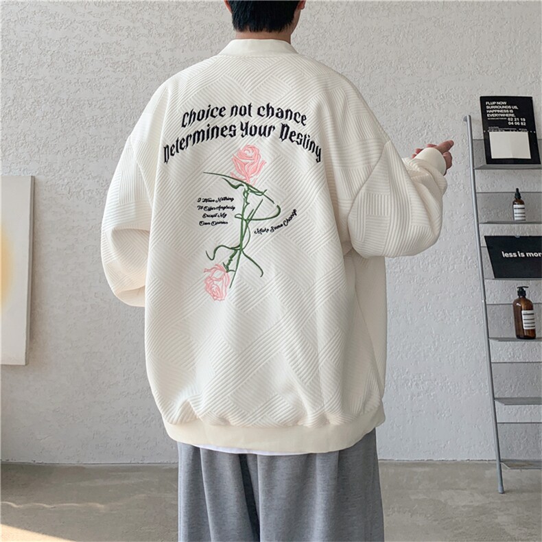 星座212A-JK6638 -P100控158  秋季新款重磅刺绣外套男夹克衫图片