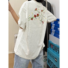 刺绣纯棉潮牌刺绣短袖ZX0154-P35，男装T恤，星座313A(原308A-2)
