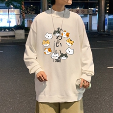 M18215-P45加绒款-P65半高领毛衣男士大码针织衫男毛线衣男，男装针织衫/毛衣，电商A040