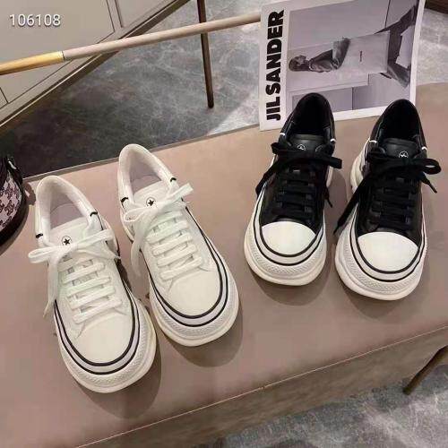 2021春季新款韩版潮流厚底增高真皮潮鞋，其它，她他麦