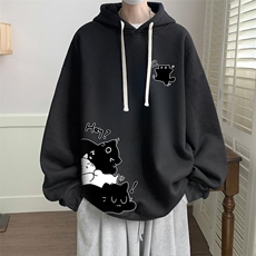 连帽卫衣男大码胖子帽衫大号运动服WY2462-P35，男装卫衣，电商A040