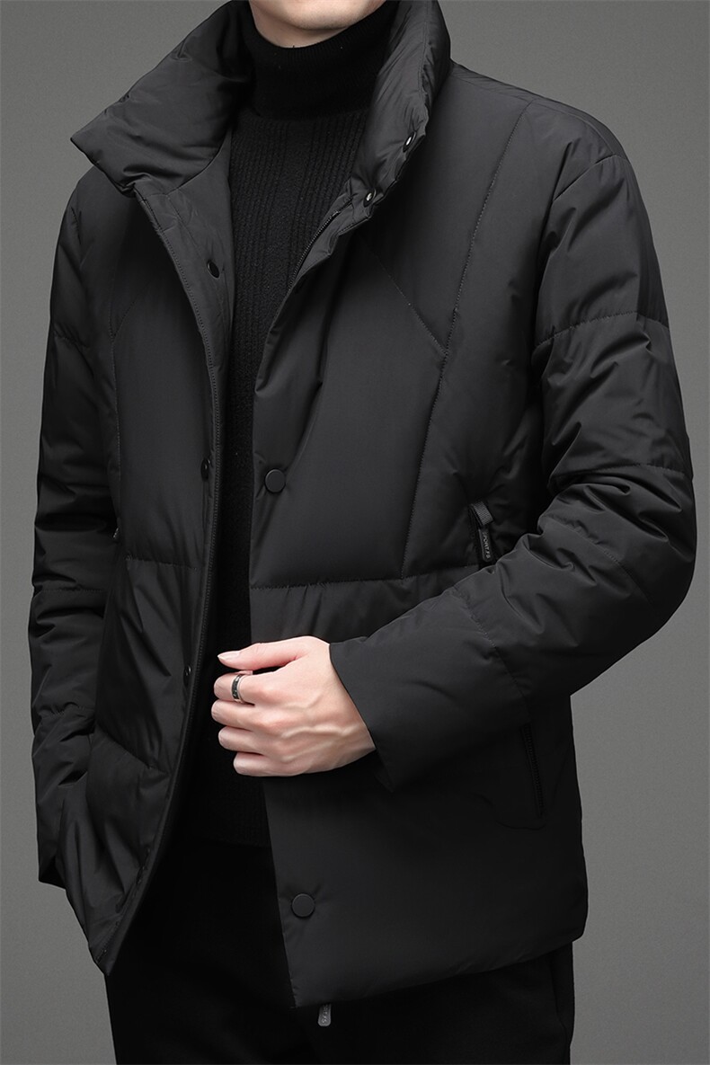 2023冬装新款中老年翻领羽绒服男长款白鸭绒外套MNSA6629970-P275,男装羽绒服,电商B212（原钱塘6029）