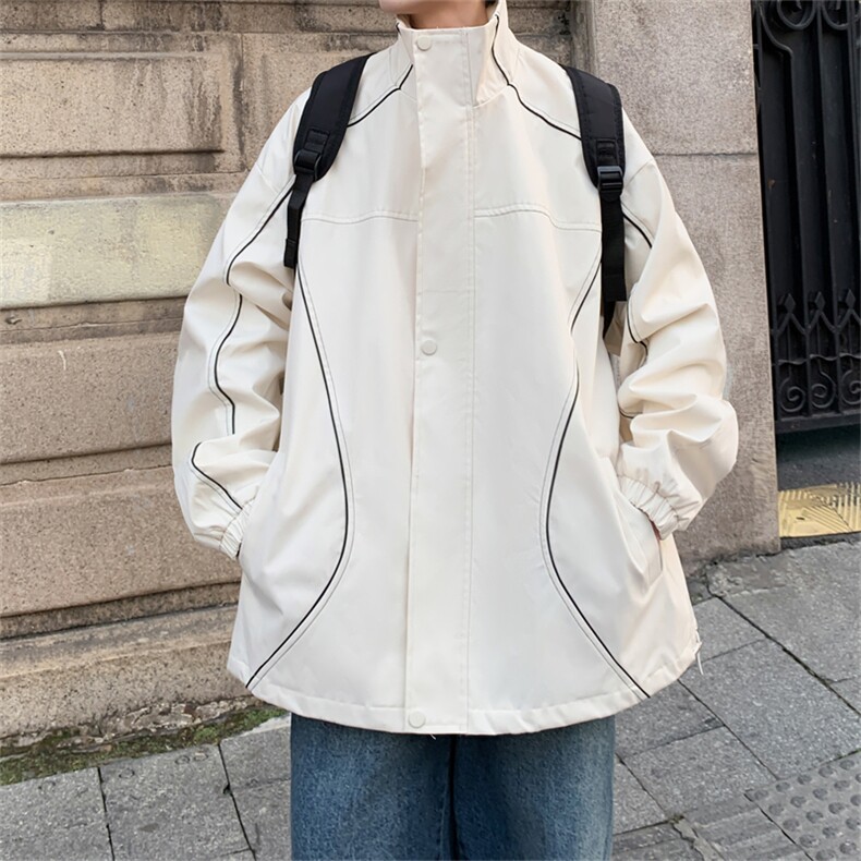 JK118/P65春季新款现货冲锋衣男夹克外套防水宽松大码户外上衣，男装夹克，电商基地A050