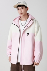 Cityboy情侣时尚连帽冲锋衣外套夹克团体班服，男装夹克，星座301D-5(原星座1415）