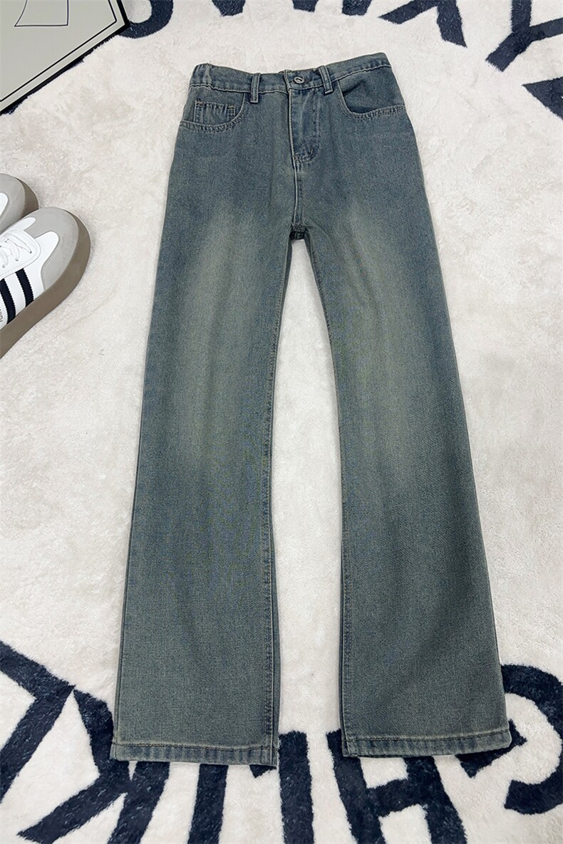 B221美式ins高街暗黑百搭宽松直筒牛仔裤LK25600-特P38控68,男装牛仔裤,电商B221