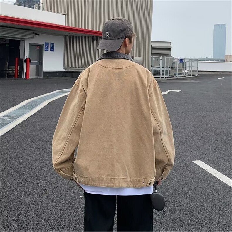 秋季新款美式复古夹克水洗外套N1227P80,男装夹克,星座1116-2