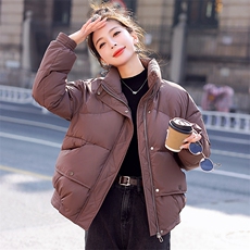 短款羽绒服女2024冬季新款小个子独特漂亮超好看红色欧货厚面包服，女装羽绒服，姿衣坊