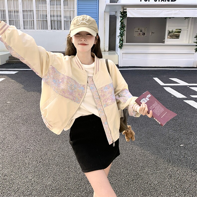 春现轻风刺绣印花小外套B190-501-P140-K198,女装短外套,2B190