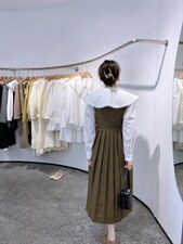 韩系两件套连衣裙，女装连衣裙，驿谷