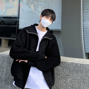 秋冬新款开衫毛衣美式复古休闲慵懒风针织衫男外套MY0752-P65图片