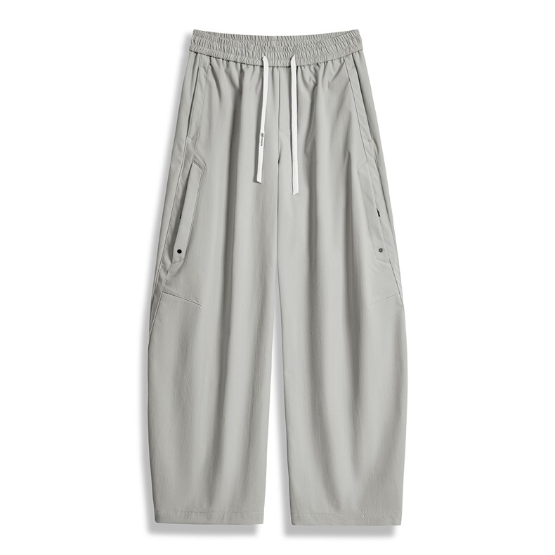 得物秋季新款垂感直筒宽松bf慵懒休闲阔腿卫裤A436-6218-P50,男装休闲裤,电商A436