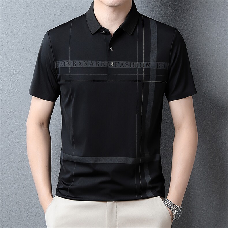 上衣纯色短袖2023百搭翻领衬衫潮流宽松夏季POLO衫ZG1358-P70,男装T恤,星座1105-3