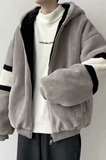 现货2021冬季羊羔绒外套ins加厚服韩版宽松chic衣W1749-P58，男装棉衣，星座512-4