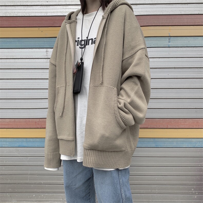 XZ607-1-MY02-P70秋冬针织衫情侣外套宽松毛衣，男装针织衫/毛衣，星座607-1