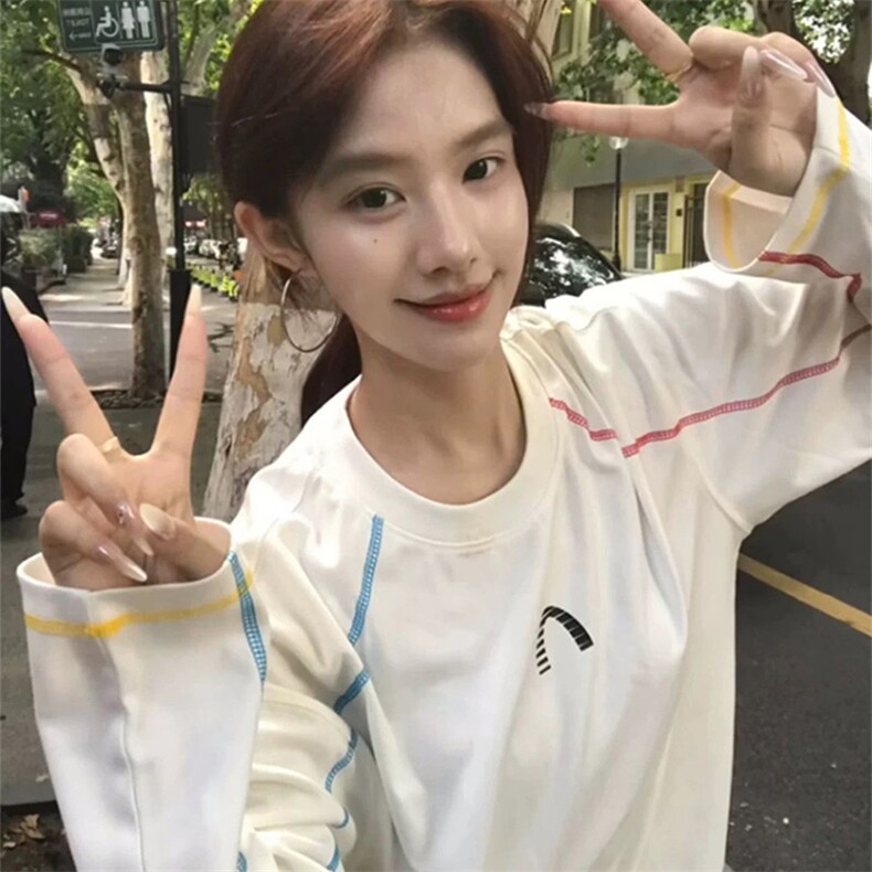 美式高街解构工艺速干长袖T恤衫男女款防晒上衣户外运动骑行服潮,男装防晒衣,电商A486
