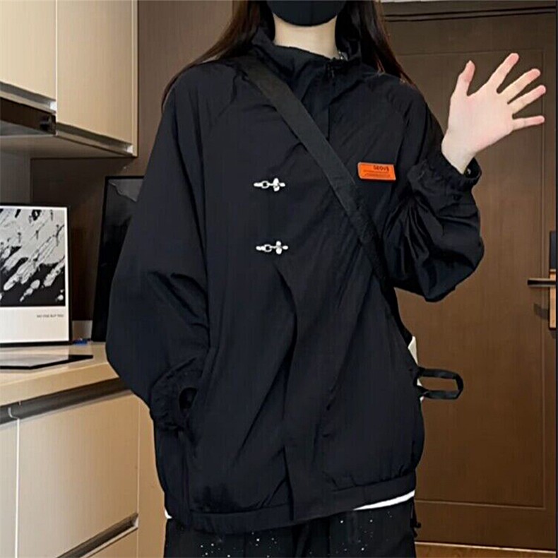 F158/P50有报告UPF50+紫外线防晒衣男飞机扣中式风防晒服图片