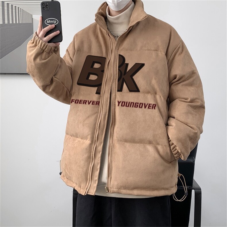 wassup happy美式棉服男款冬季潮牌痞帅保暖棉衣外套加厚休闲棉袄图片