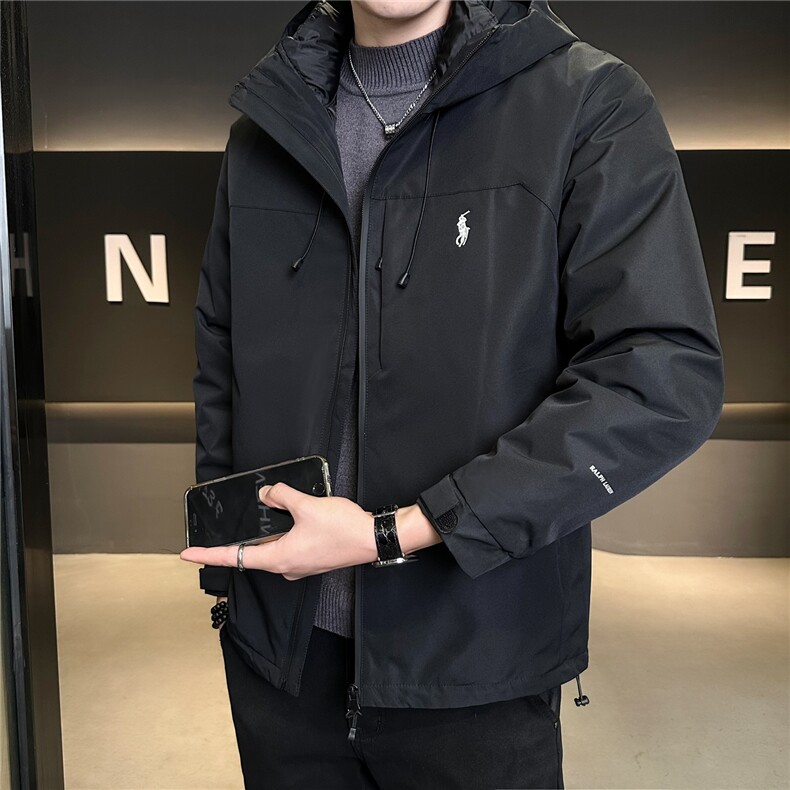 26009-L-4XL-P225标50绒三合一可拆卸内胆店主风羽绒服三穿外套,男装羽绒服,电商B255