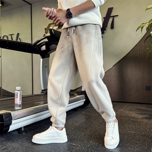 K2567 常规P68 控98 加绒P78 控108 店主风社会小伙风加绒卫裤男图片