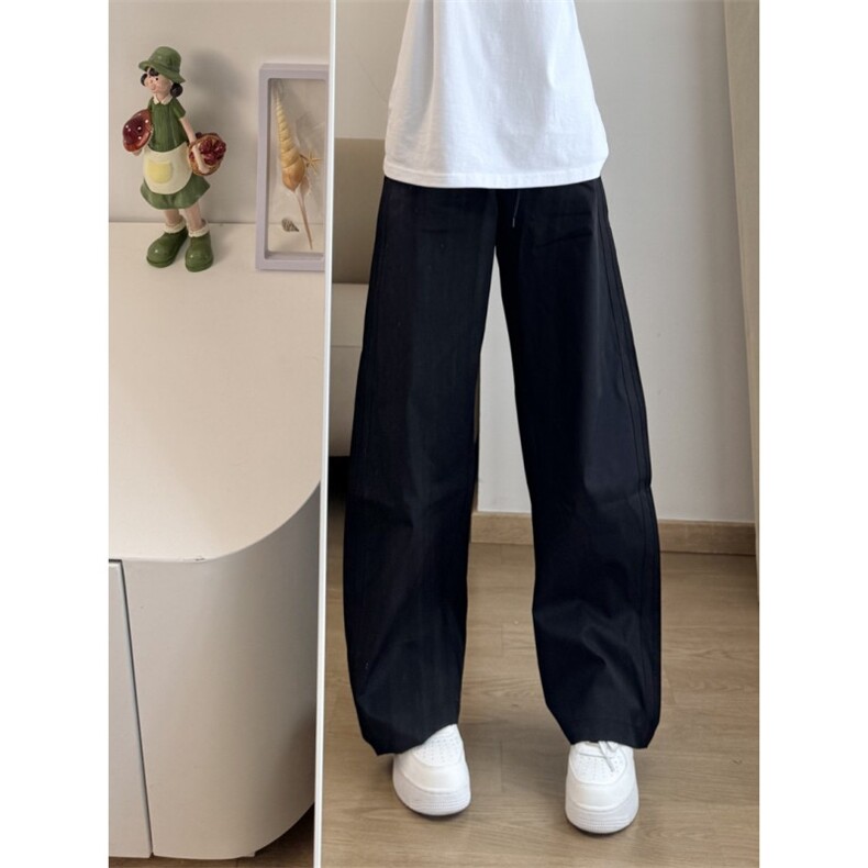 网图早秋弯刀裤子男女潮韩版宽松纯色休闲裤特P30,男装休闲裤,电商D205