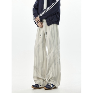 CK2518-特P40控78休闲裤男美式筒阔腿长裤57棉39.5聚酯3.5%氨纶图片