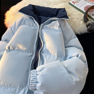 ！2025新款加厚棉服冬季拼色情侣立领棉衣 CM98812-P70特图片