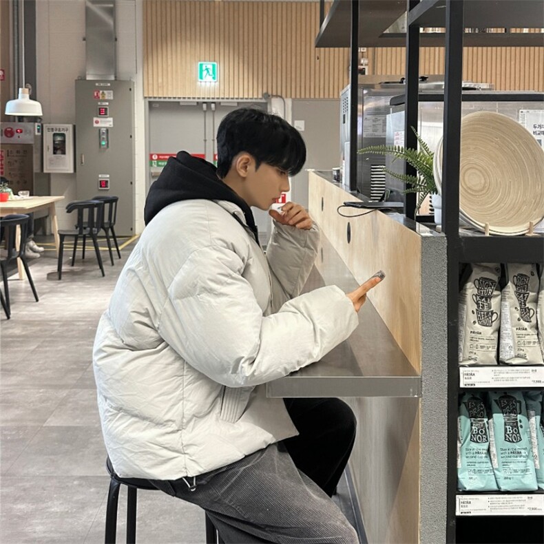 816B-MF811-P110韩立领斜纹棉服棉衣，男装棉衣，星座816B