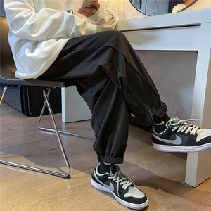 主推加绒！华夫格加绒宽松束脚休闲长裤B377-KN208-P55-限68图片