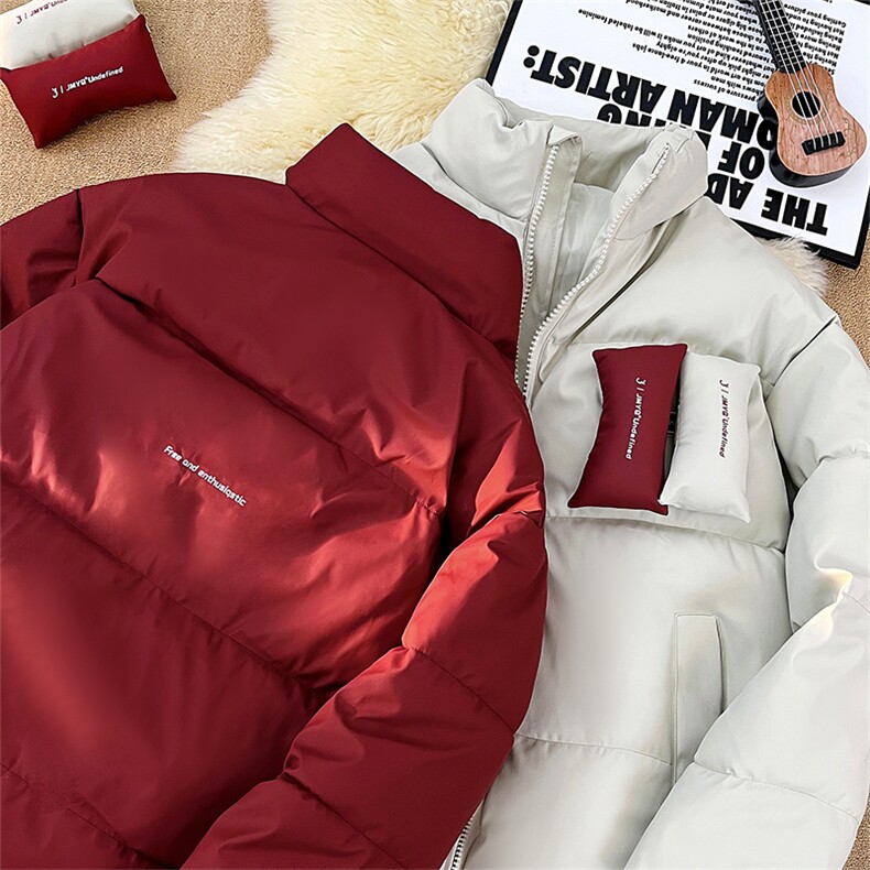 PU皮棉衣男冬季新款港风宽松立领棉服学生面包服MF8603-P85,男装棉衣,星座214-3