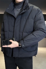 标50绒店主风男士冬季休闲立领羽绒服宽松保暖外套909-P215，男装羽绒服，电商B328