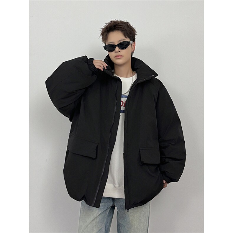 复古美拉德立领棉衣男女潮牌宽松加厚保暖棉服外套M057-P76,男装棉衣,星座308B-2
