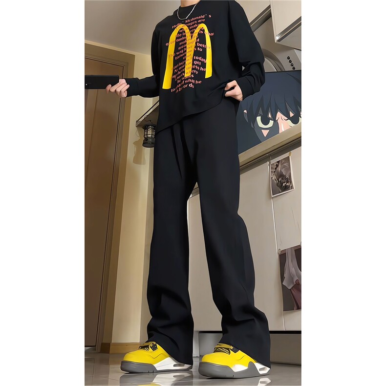 春季加长版裤子男高个子185cm110牛仔裤微喇直筒休闲长裤KZ002P55,男装牛仔裤,电商B312