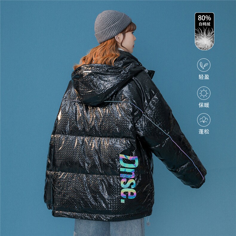 80白鸭绒22冬季炫彩字母连帽保暖羽绒服羽绒外套YR103P225控298，男装羽绒服，A247A