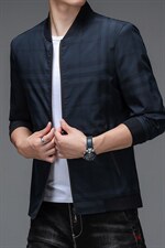 秋季男外套新款潮流休闲夹克男秋装爸爸装中年外套BJY08171-P85,男装夹克,电商B212（原钱塘6029）