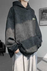 现货WY10079-特P40控68秋季新款华棉扎染高品质百搭连帽卫衣，男装卫衣，电商A059