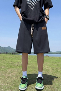现货菠萝格直播抖音得物高品质男中裤五分休闲短裤K088P30控48图片