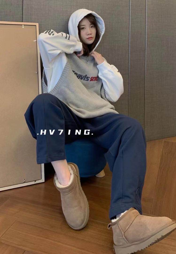 秋冬针织毛线马甲?卫衣帽衫，女装马甲，HV7ING