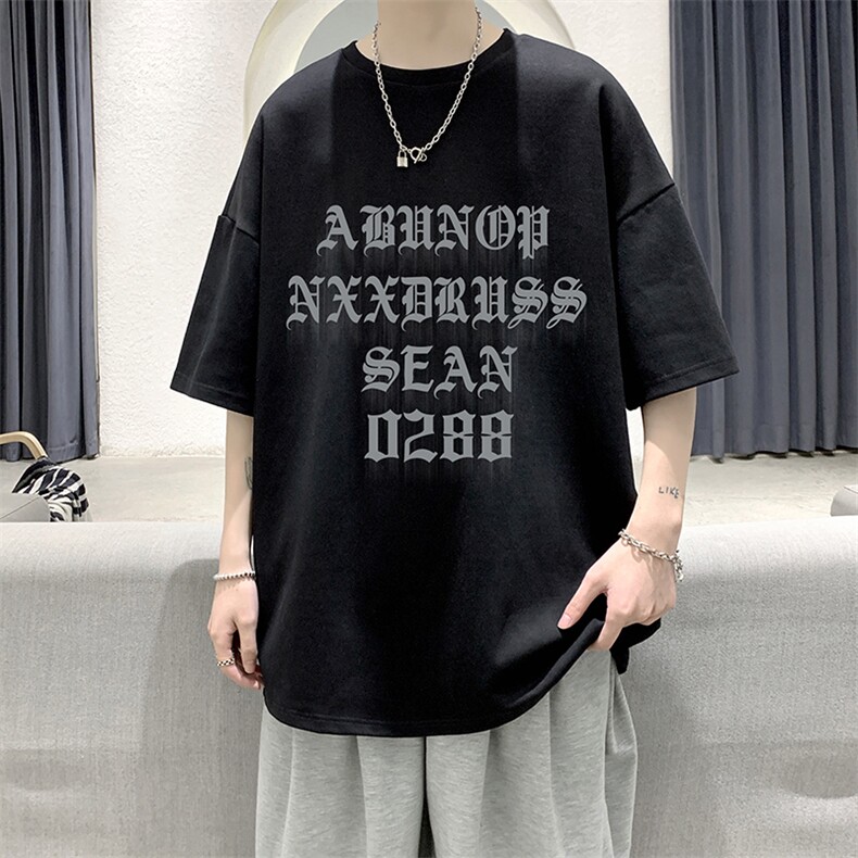 纯棉短袖t恤男大码半袖打底衫宽松体恤衫 DX17307-P20 大皂风图片