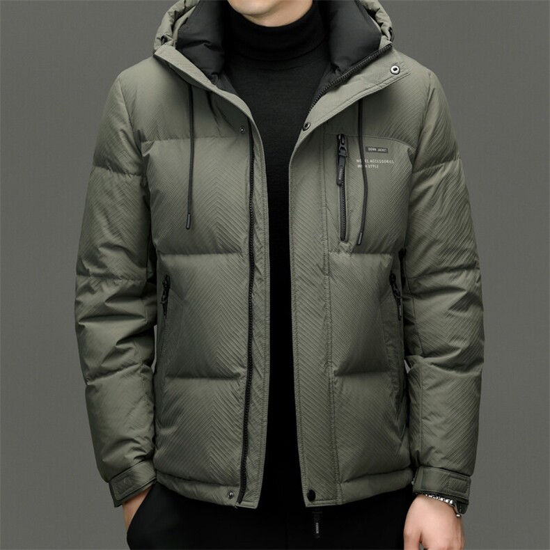 男装羽绒服YR9909新品主推 90白鸭绒 斜纹压胶 实体品质图片
