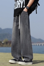 【现货】2025年秋季新款美式复古工装口袋拼接宽松直筒裤818-P50，男装工装外套，星座1006