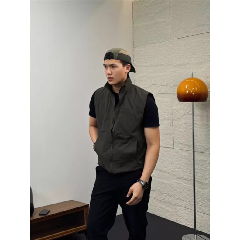 速干马甲夏季防晒户外机能搭配立领外套无袖多口袋轻薄上衣男M588，男装背心/马甲，星座210