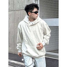 秋季休闲宽松连帽卫衣男款美式高街潮牌上衣外套W208-P47，女装短外套，星座208-5