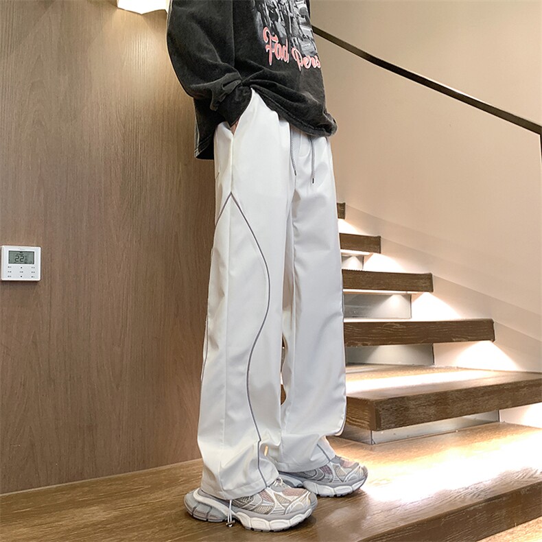 模特-美式潮牌裤子男阔腿休闲长裤8007-P38,男装休闲裤,电商B380（原B361）